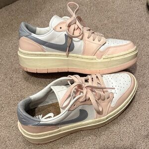 Nike Women's Pink and Gray Sneakers